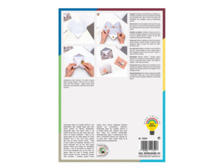 folia Bloc de papier design 'Hotfoil III', A4, 165 g/m2