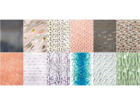 folia Bloc de papier design 'Hotfoil III', A4, 165 g/m2