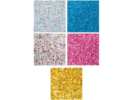 folia Carton à paillettes 'GROS', 174 x 245 mm, 300 g/m2