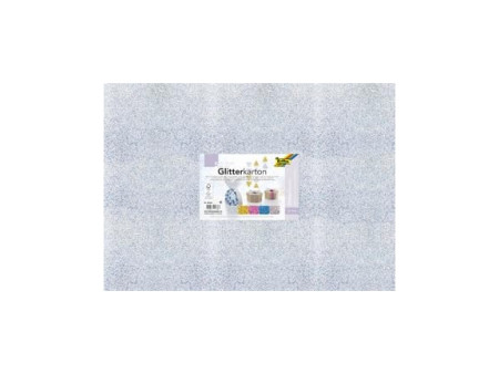 folia Carton à paillettes 'GROS', 500 x 700 mm, 300 g/m2