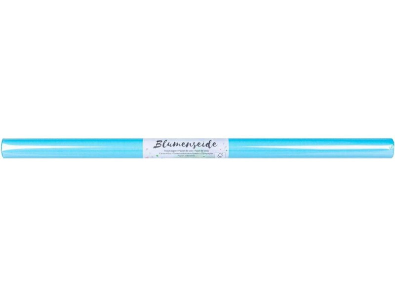folia Papier de soie en rouleau, 500 x 700 mm, tons de bleu