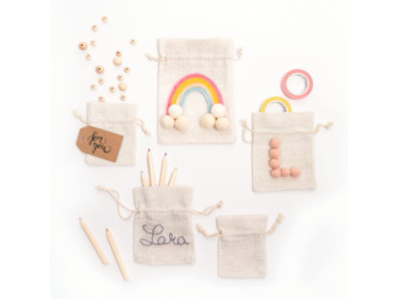 folia Sachet en tissu NATURE, assorti dans 3 tailles