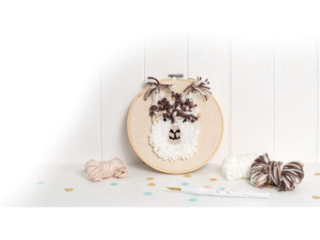 folia Kit de Punch Needle en alpaga, 8 pièces