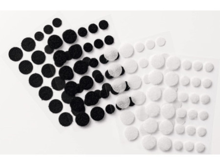 folia Pastilles auto-agrippantes 'Mini', noir & blanc