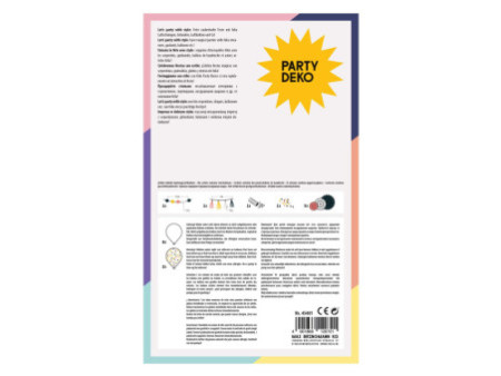 folia Box déco pour fête 'Adults', 15 pièces