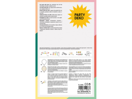 folia Box déco pour fête 'Girls', 41 pièces
