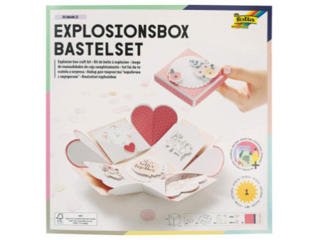 folia Explosion Box - kit d'activités manuelles 'Romantic'