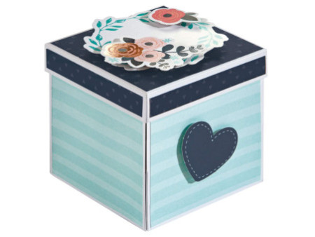 folia Explosion Box - kit d'activités manuelles 'Romantic'