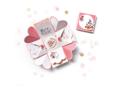 folia Explosion Box - kit d'activités manuelles 'Romantic'