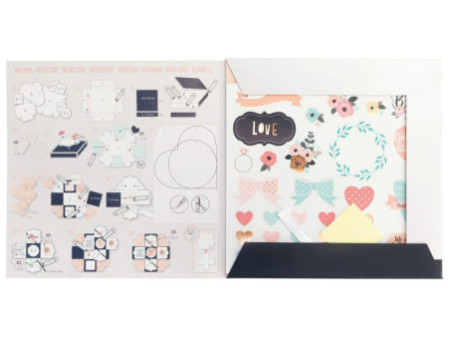 folia Explosion Box-Kit activités manuelles 'Happy Birthday'