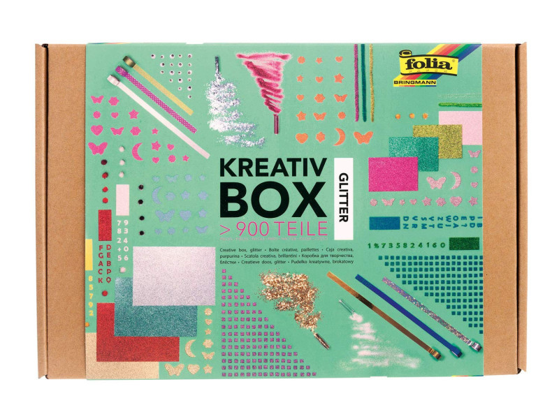 folia Box créative 'Glitter', plus de 900 pièces