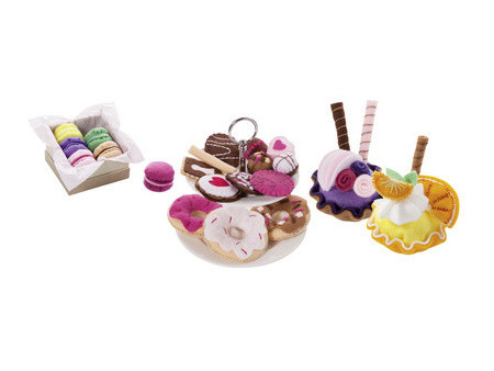 folia Kit pour bricolage en feutrine 'Konditorei', assorti
