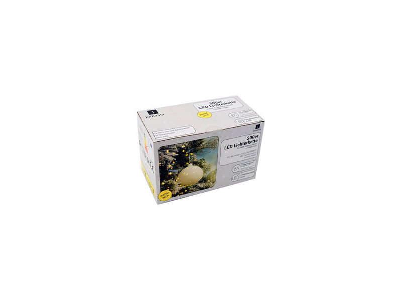 Jamasia Guirlande lumineuse LED, 300 ampoules, IP 44, vert