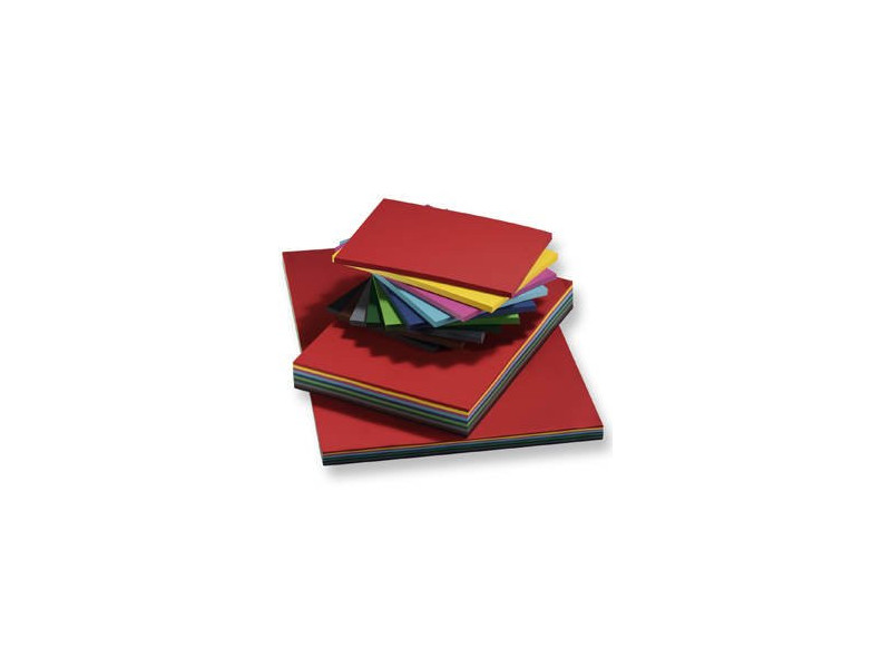 folia Carton de bricolage, (L)500 x (H)700 mm, assorti