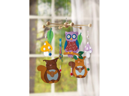 folia Mobile étoile en bois