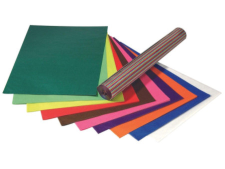 folia Papier transparent, (l)700 mmx(L)1 m, 42 g/m2, assorti