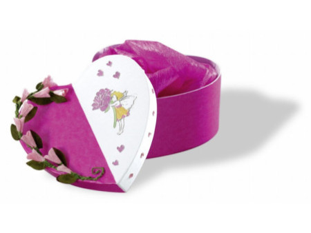 folia Boîte cadeau 'Coeur', tailles/couleurs assorties