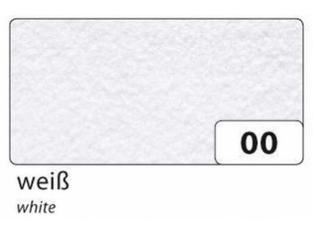 folia Feutrine de bricolage, 300 x 450 mm, 3,5 mm, blanc