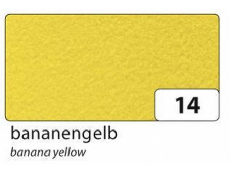 folia Feutrine de bricolage, 300 x 450 mm, 3,5 mm, jaune