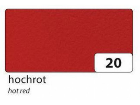 folia Feutrine de bricolage, 300 x 450 mm, 3,5 mm, rouge vif