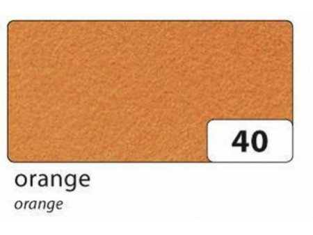 folia Feutrine de bricolage, 300 x 450 mm, 3,5 mm, orange