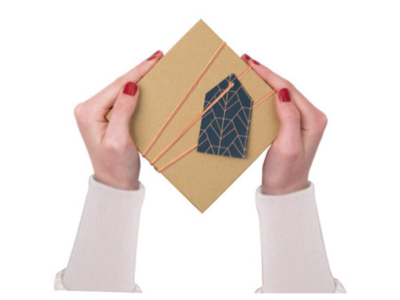 folia Boîtes en carton NATUR, carré, assortiment de 12