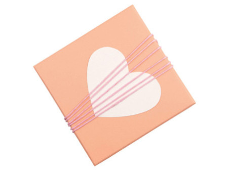 folia Boîtes en carton PASTEL, carré, assortiment de 12