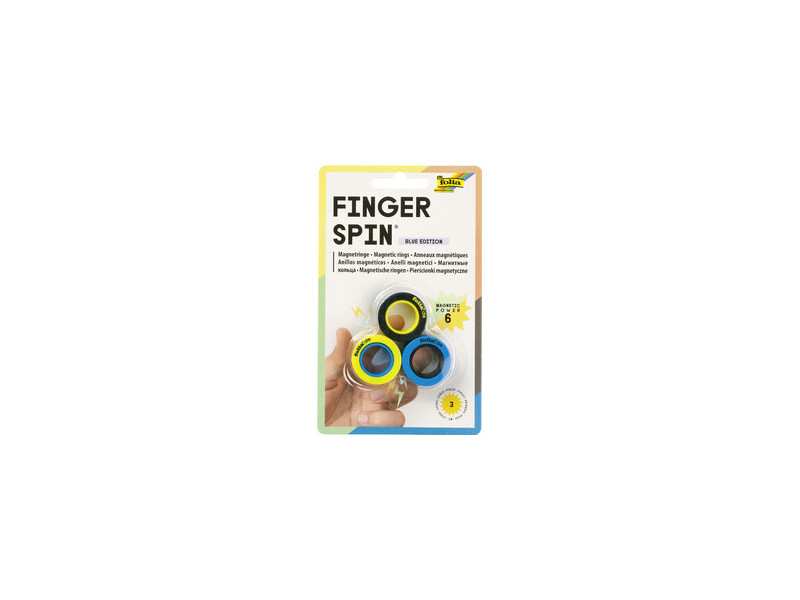 folia Anneaux magnétiques Finger Spin BLUE EDITION