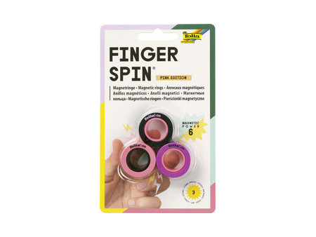 folia Anneaux magnétiques Finger Spin PINK EDITION