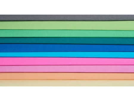 folia Rouleau de papier crêpon TREND, 500 mm x 2 m, assorti