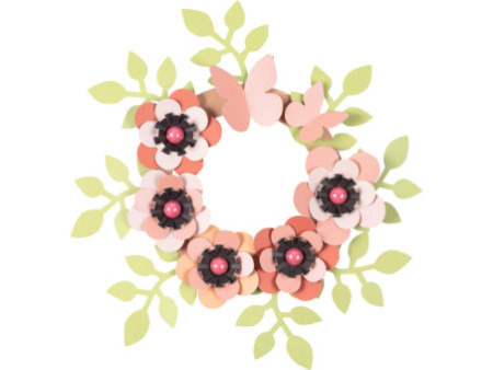 folia Kit de couronne de fleurs, pour 3 couronnes