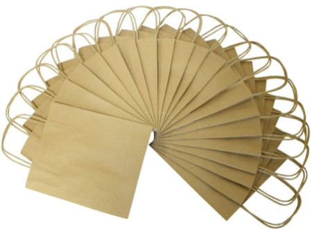folia Sac en papier, 240 x 120 x 310 mm, naturel