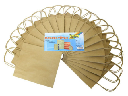 folia Sac en papier, 240 x 120 x 310 mm, naturel