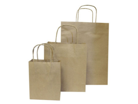 folia Sac en papier, 240 x 120 x 310 mm, naturel