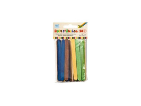 folia Bâtonnets en bois, longueur : 114 mm, assorti