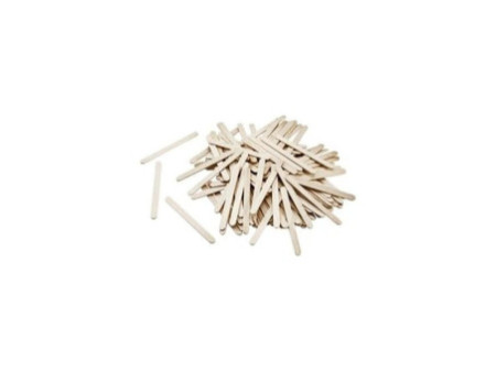 folia Bâtonnets en bois, longueur : 114 mm, assorti