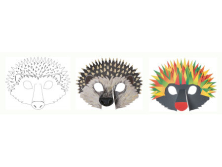 folia Masques pour enfants 'Animaux de la forêt', blanc