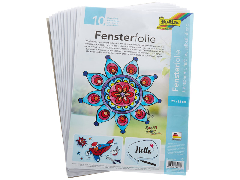 folia Film pour fenêtre, 230 x 330 mm, incolore