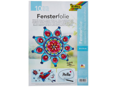 folia Film pour fenêtre, 230 x 330 mm, incolore