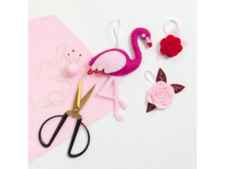 folia Feutrine de bricolage TON-IN-TON MIX, rouge