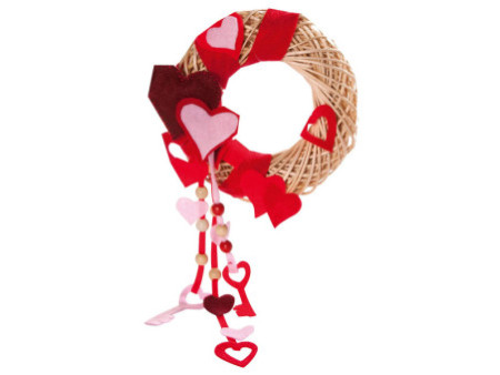 folia Feutrine de bricolage TON-IN-TON MIX, rouge