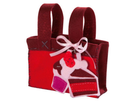 folia Feutrine de bricolage TON-IN-TON MIX, rouge
