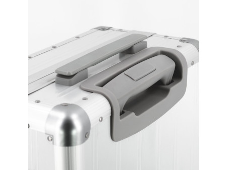 Alumaxx Trolley de voyage, en aluminium, argent mat