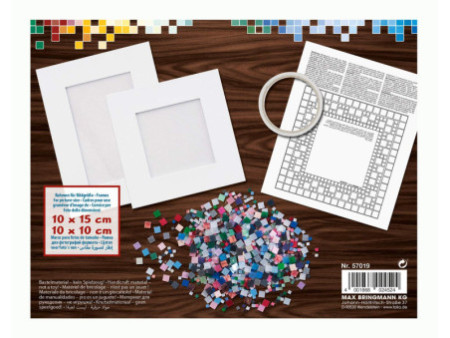 folia Kit créatif Mosaïque, plus de 800 pièces, 2 cadres-