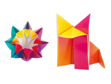 folia Papier à plier Arc-en-ciel, 150 x 150 mm, 100 g/m2