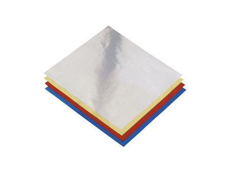 folia Feuille à plier en aluminium, 200 x 200 mm, assorti