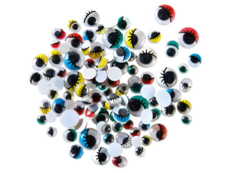 folia Oeil vacillant avec cils, non autocollant