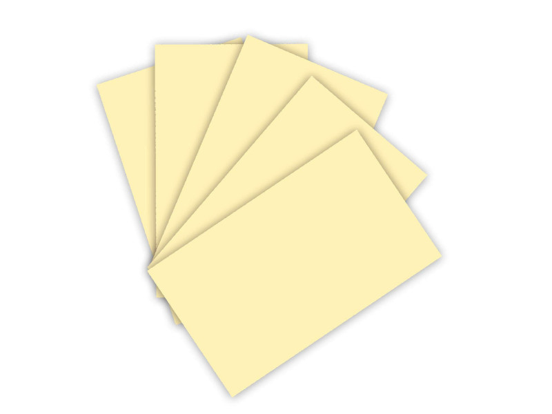 folia Carton de couleur, A4, 220 g/m2, jaune paille