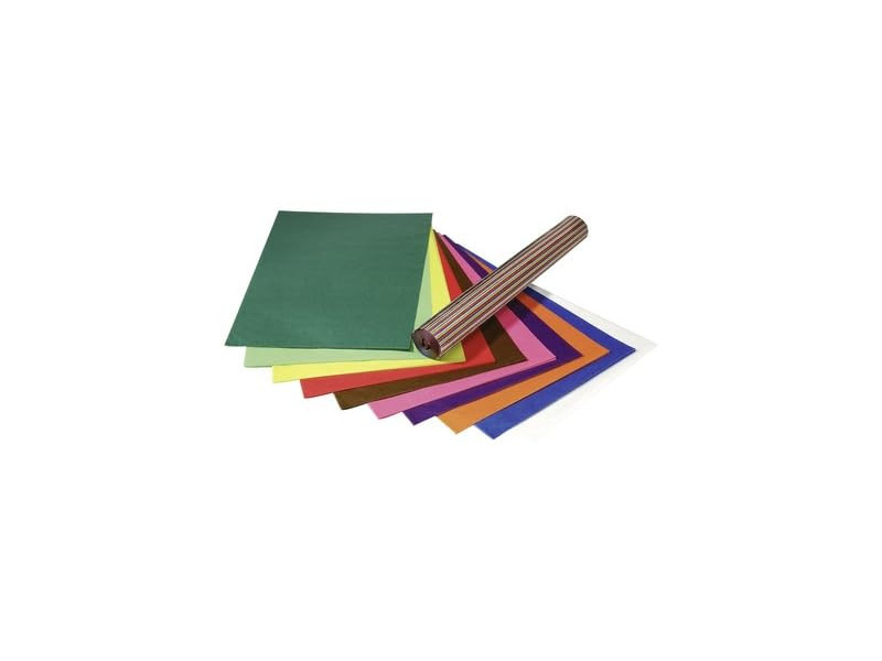 folia Papier transparent, 700 x 1.000 mm, noir