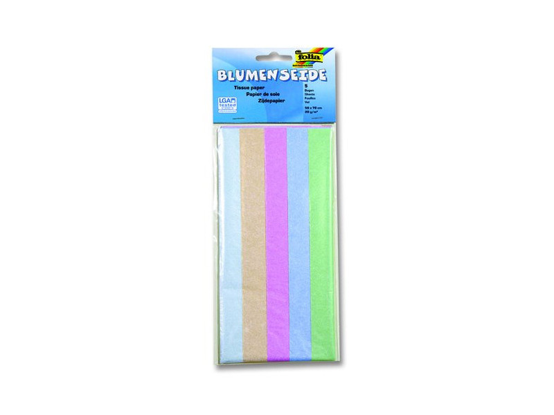 folia Papier de soie IRIDESCENT, 500 x 700 mm, assorti